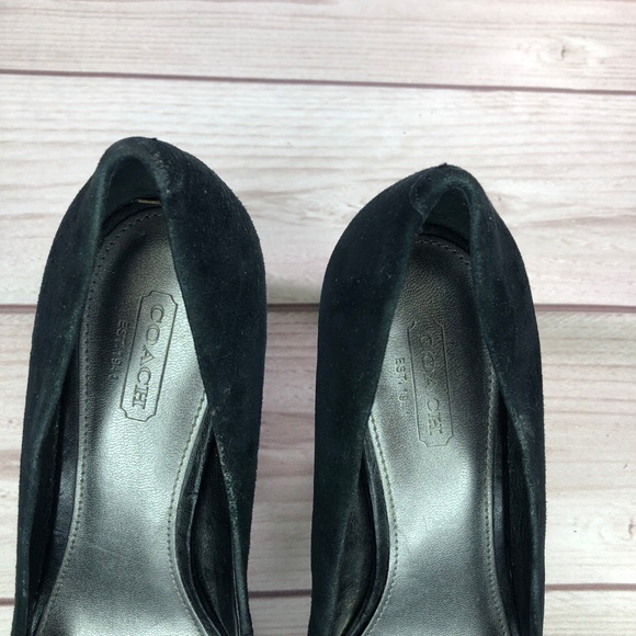 Coach Women's Zan Mat Calf Pump  Size 8 - Picture 3 of 8